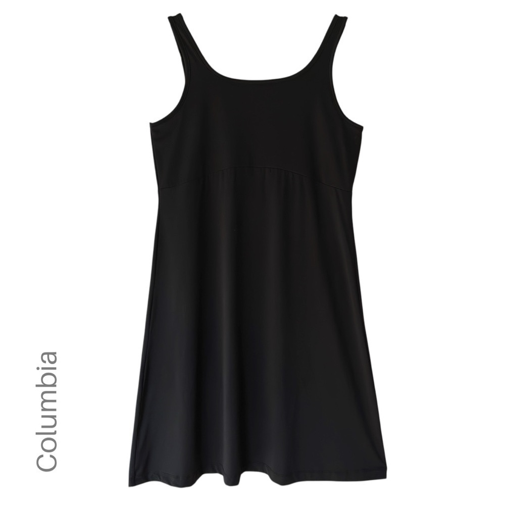 COLUMBIA SPORTSWEAR | NWOT BLACK OMNI-FREEZE PFG OUTDOOR TANK DRESS UPF 50 LARGE